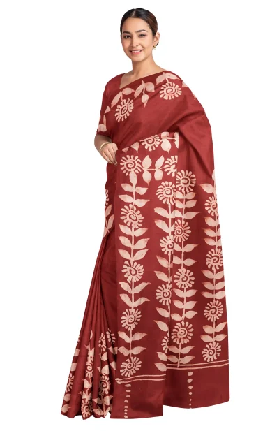 Batik Silk Saree