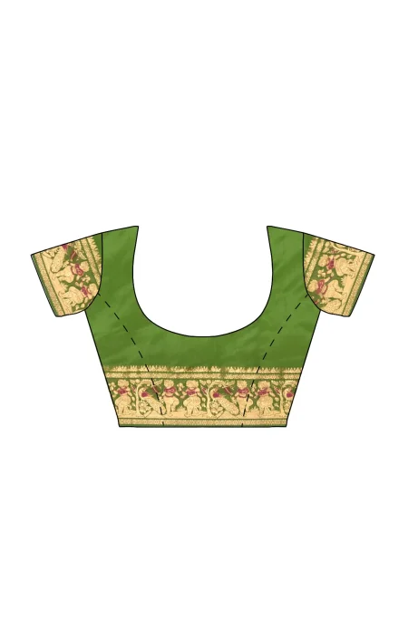 Swarnachari Silk Saree - Image 4