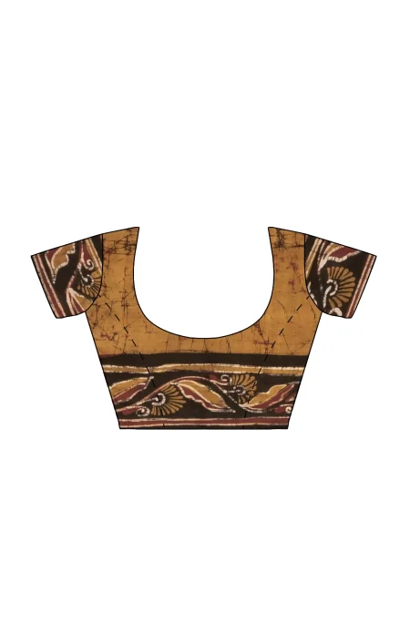 Batik Silk Saree - Image 4