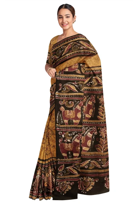 Batik Silk Saree