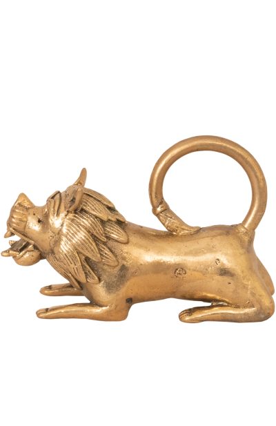 Dokra Napkin Holder - Lion