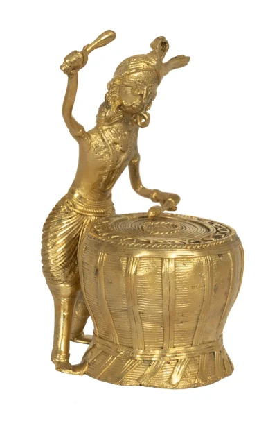 Dokra Home Decor - Tribal Fig - Drum