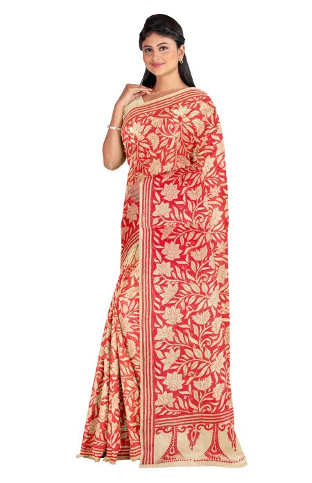 Kantha Silk Saree