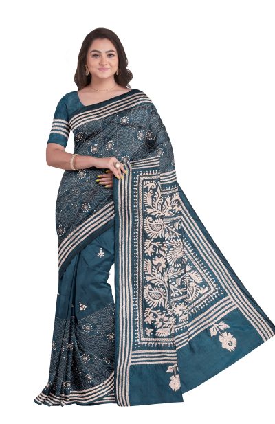 Kantha Silk Saree