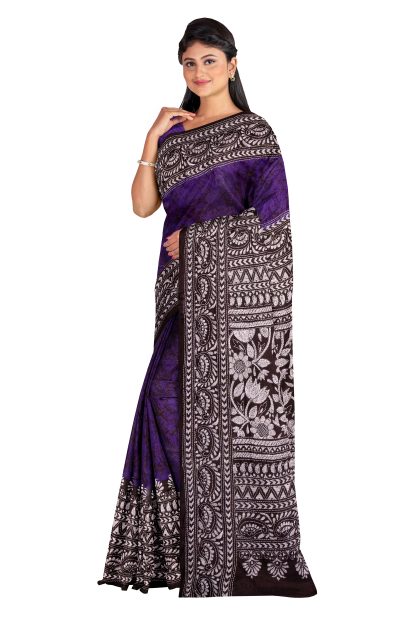 Kantha Silk Saree