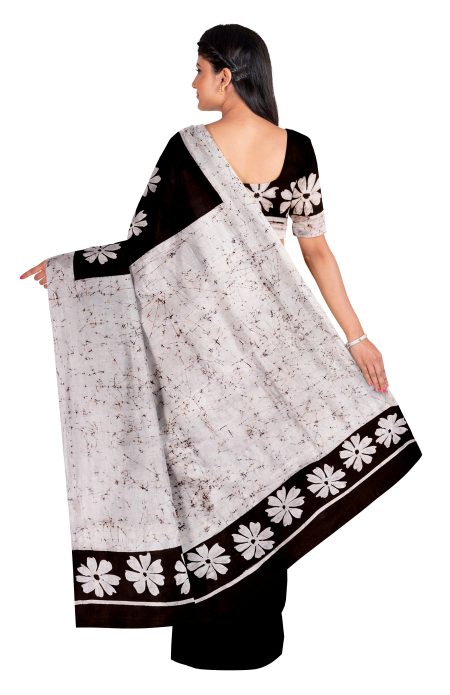 Batik Silk Saree - Image 3