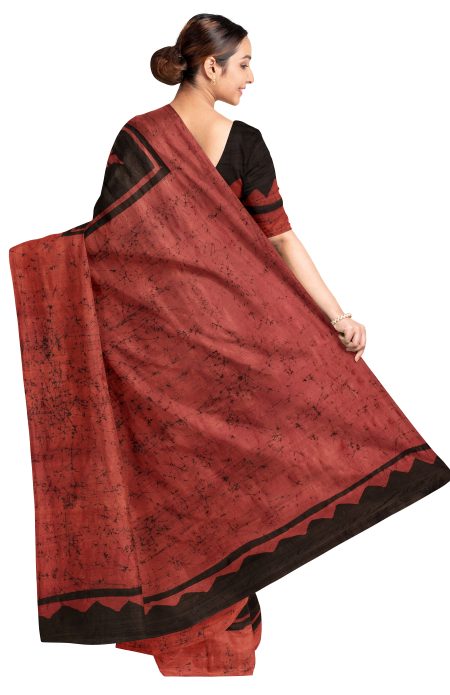 Batik Silk Saree - Image 2