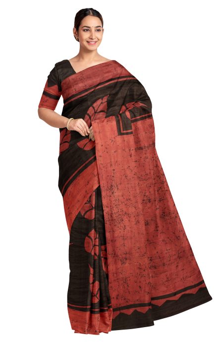 Batik Silk Saree - Image 3