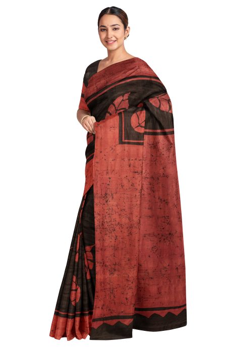 Batik Silk Saree