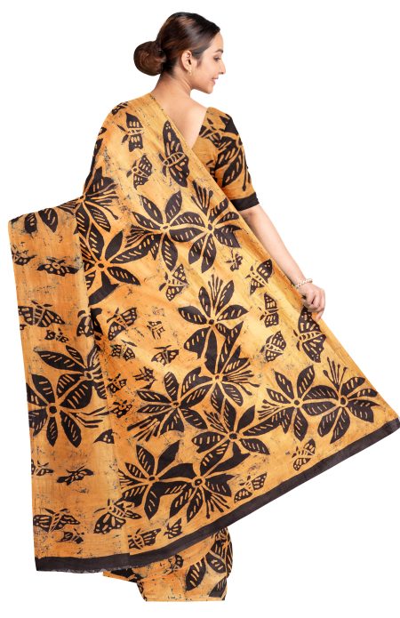 Batik Silk Saree - Image 3