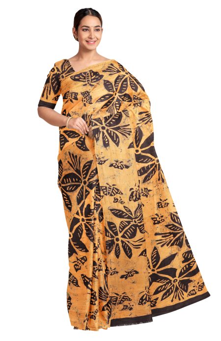 Batik Silk Saree - Image 4