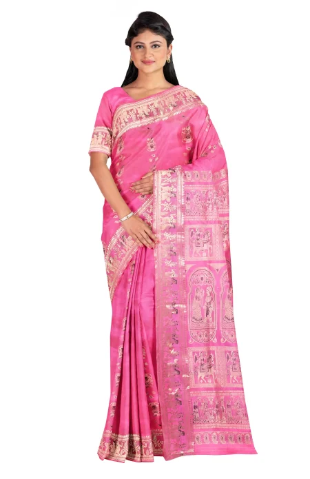Swarnachuri Silk Saree - Pink