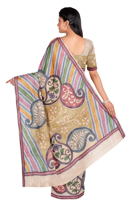 Kantha Silk Saree - Image 2