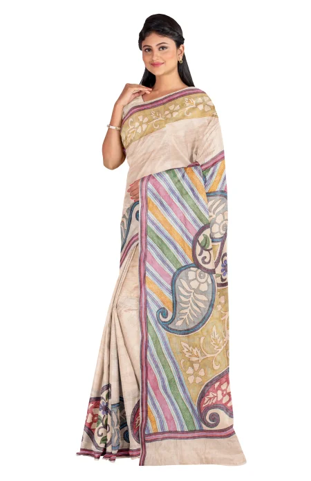 Kantha Silk Saree