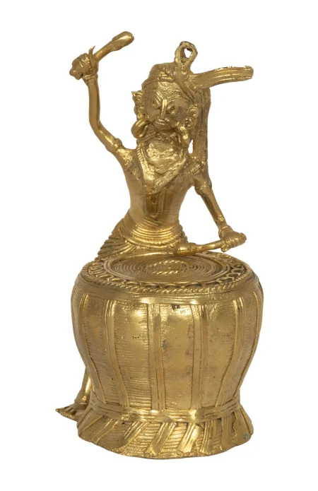 Dokra Home Decor - Tribal Fig - Drum - Image 2