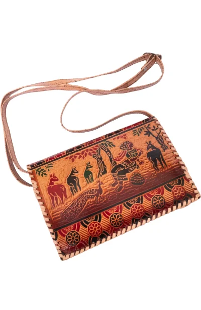Santiniketan Leather Sling Bag