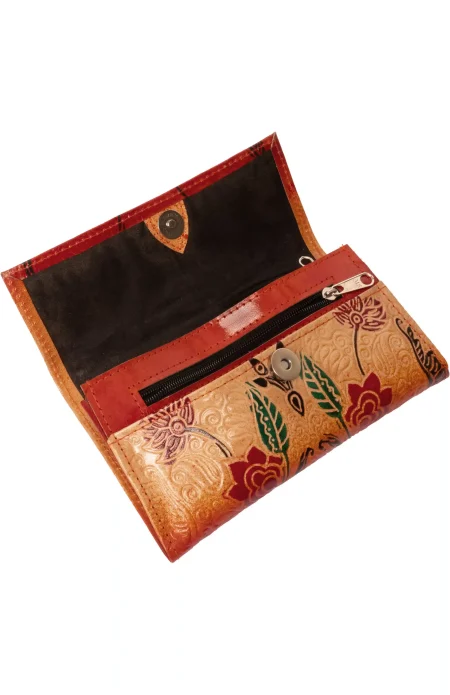 Santiniketan Leather Ladies Purse - Image 2