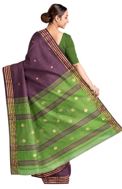 Tangail Cotton-Silk Saree