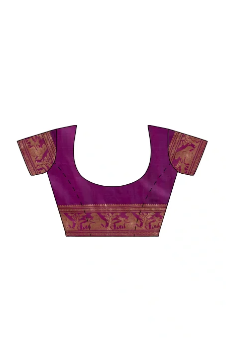 Baluchari Silk Saree - Image 4
