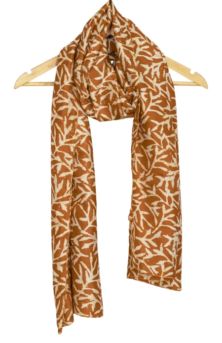 Handwoven Batik Silk Stole