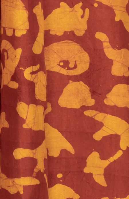 Handwoven Batik Silk Stole - Image 2