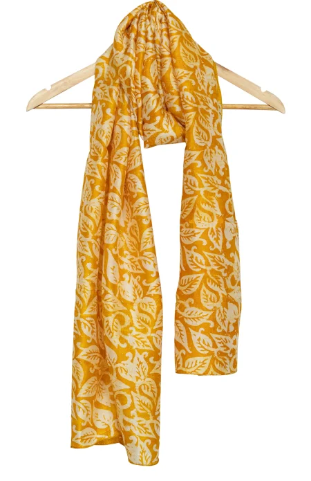 Calcutta Retro - Handwoven Batik Silk Stole