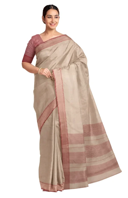 Tangail Silk Cotton Saree - Image 3