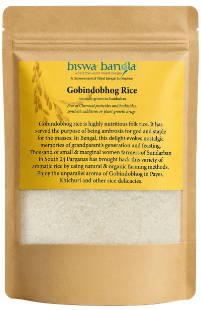 Premium Gobindobhog Rice Badabon from Sundarban (800g)