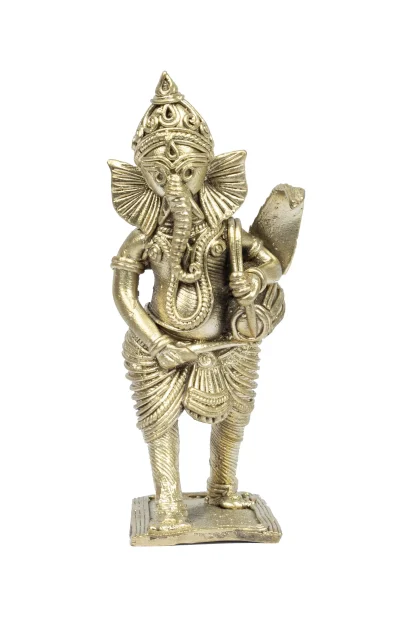Dokra Home Decor - Lord Ganesha with Dhak