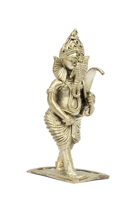 Dokra Home Decor - Lord Ganesha with Dhak - Image 3