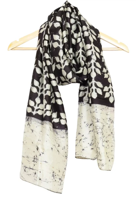 Handwoven Batik Silk Stole