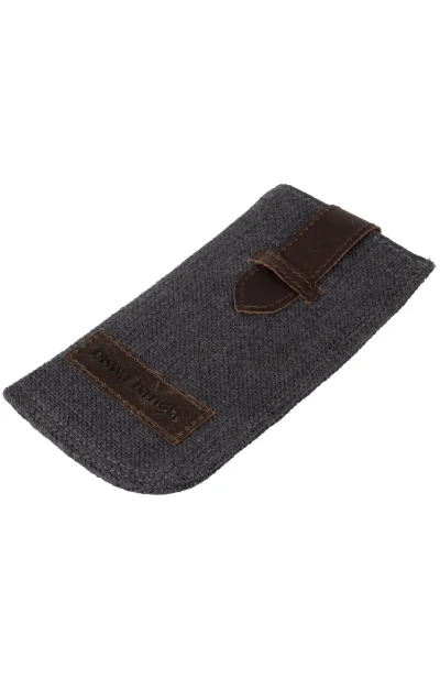 Jute & Leather Spec Cover Bag