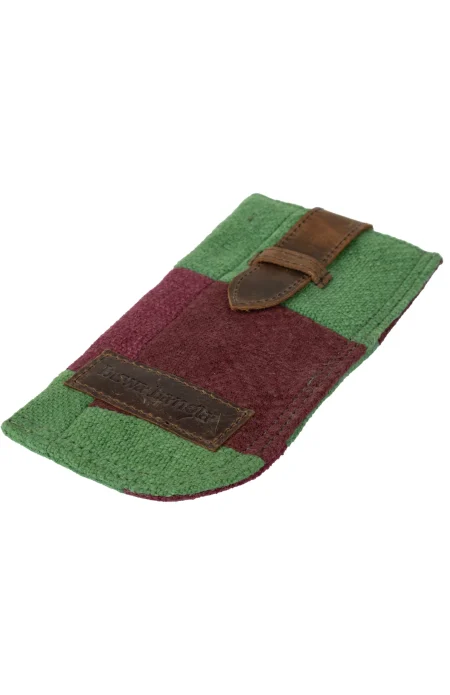 Jute & Leather Spec Cover Bag