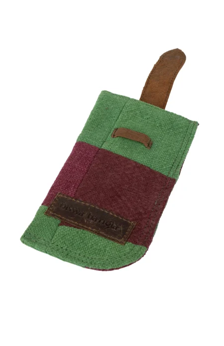 Jute & Leather Spec Cover Bag - Image 3