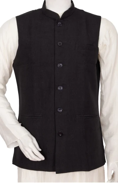 Linen Jacket – Black