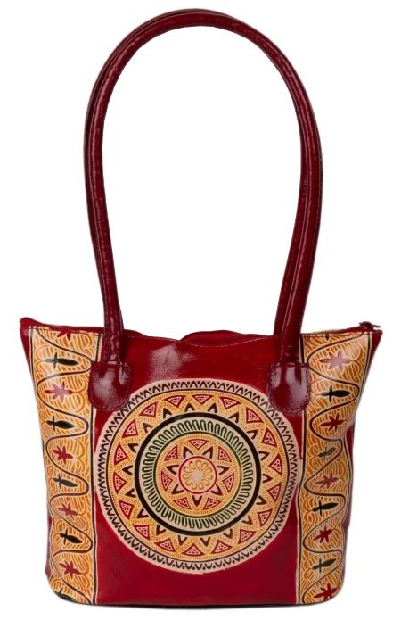 Shantiniketan Leather Ladies Handbag