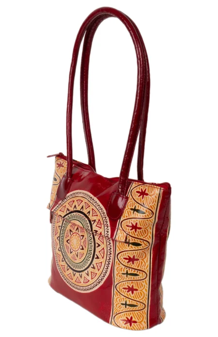 Shantiniketan Leather Ladies Handbag - Image 2