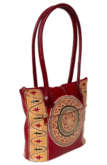 Shantiniketan Leather Ladies Handbag - Image 3