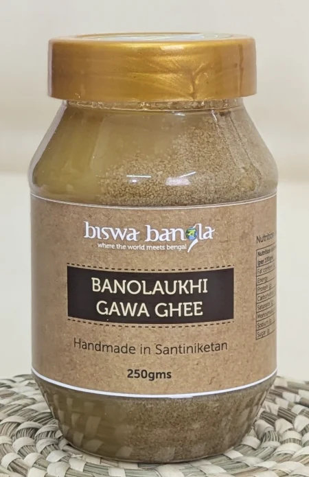Poush Parban Hamper Combo (Gobindobhog Rice 400gm, Nalen Gur Tube 100 ml, Banolaukhi Ghee 250g, Natural Palm Jaggery Powder 400g) - Image 5