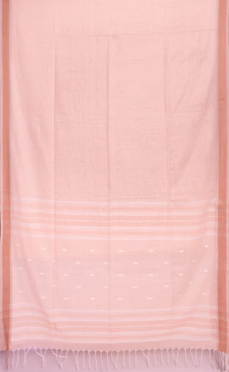 Santipuri Cotton Saree - Mary's Rose - Image 4