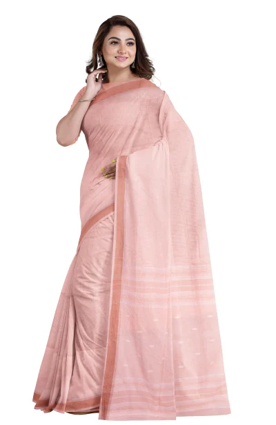Santipuri Cotton Saree - Mary's Rose
