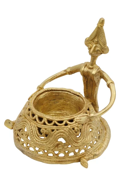 Dokra Candle Stand - Tribal