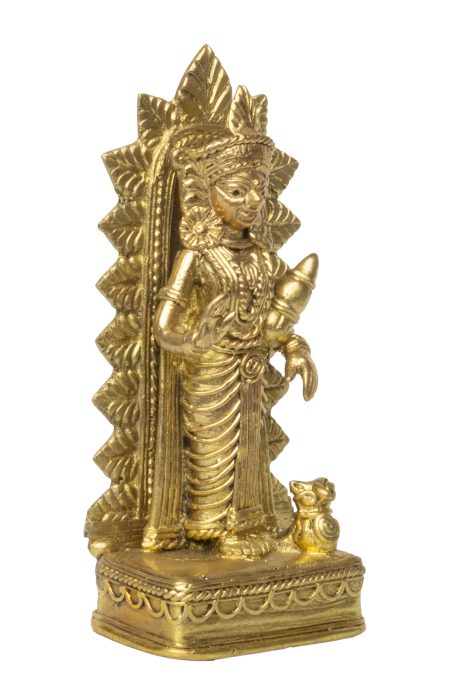 Dokra Table Top Laxmi - Standing Chali - Image 2