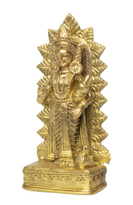 Dokra Table Top Laxmi - Standing Chali - Image 3