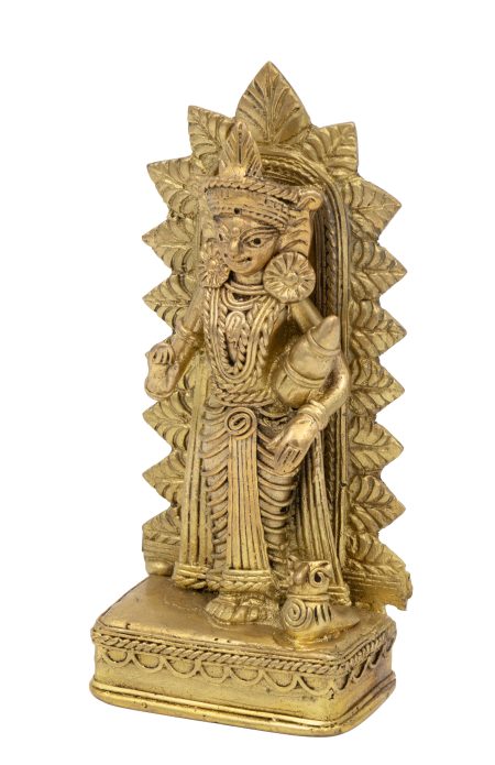 Dokra Table Top Laxmi - Standing Chali - Image 3
