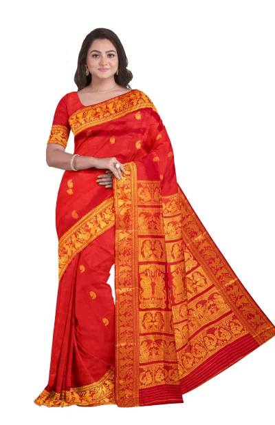 Baluchari Silk Saree - Red