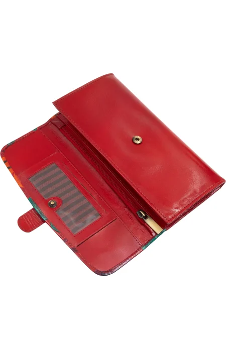Shantiniketan Leather Ladies Purse - Image 2