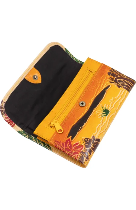 Shantiniketan Leather Ladies Purse - Image 2