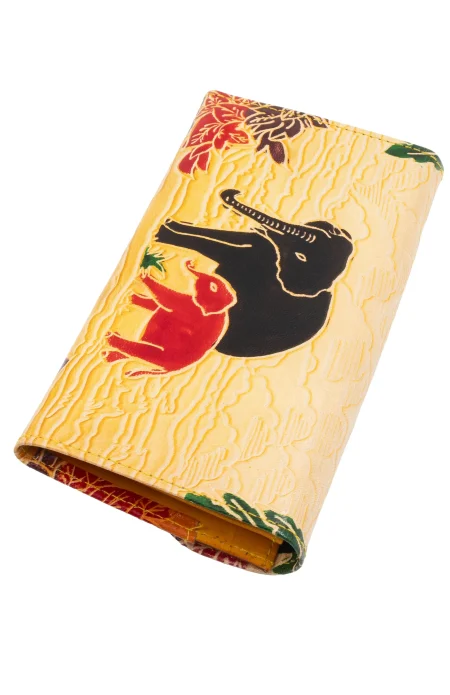 Shantiniketan Leather Ladies Purse - Image 4