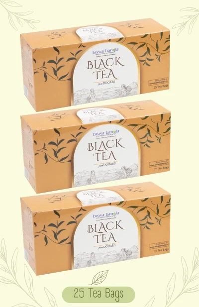 150g Black Tea Bags from Chengmari Tea Garden - Pack of 3